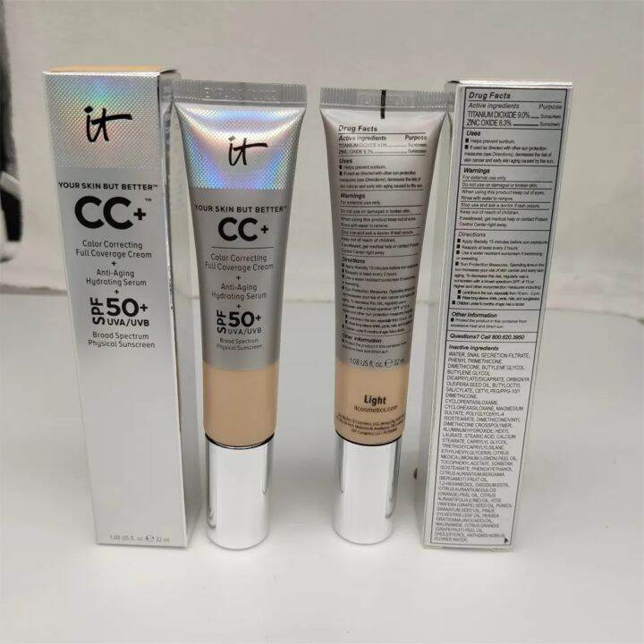 It Cosmetic Your Skin But Better CC Cream With SPF 50 Plus Light/Medium ...