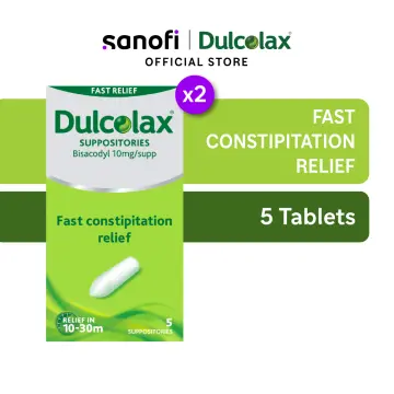 DULCOLAX Constipation Relief Suppository 5s, Digestive Care