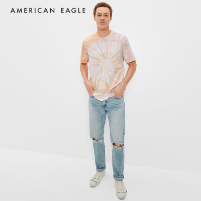 American Eagle Tie Dye T-Shirt เสื้อยืด ผู้ชาย มัดย้อม (NMTS 017-2897-800)