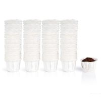 200Pcs Disposable Coffee Paper Filters, Reusable K/Cup Paper Filters for , Fits Most Single Reusable K/Cups