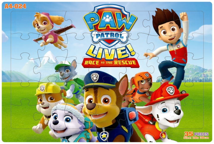 Xếp Hình Chó Cứu Hộ 35 40 60 80 100 200 300 Mảnh/Tranh Ghép Hình Đội Chó  Cứu Hộ/Paw Patrol Puzzle/Tranh Ghép Chó Cứu Hộ/Xếp Hình Chú Chó Cứu Hộ/Bộ  Ghép Hình |