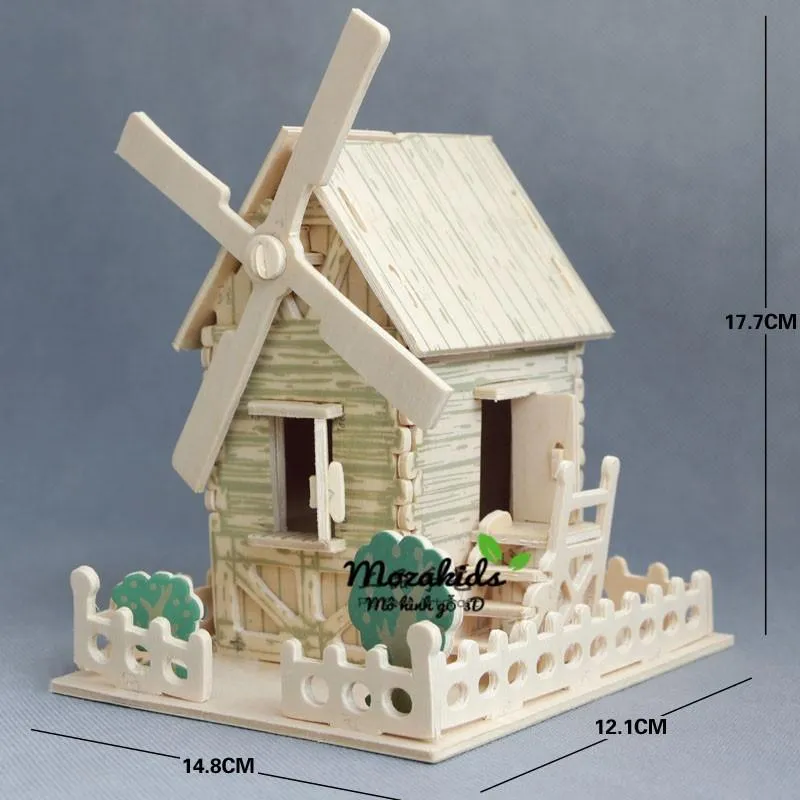 Tổng hợp 86 hình về mô hình cối xay gió bằng gỗ  NEC