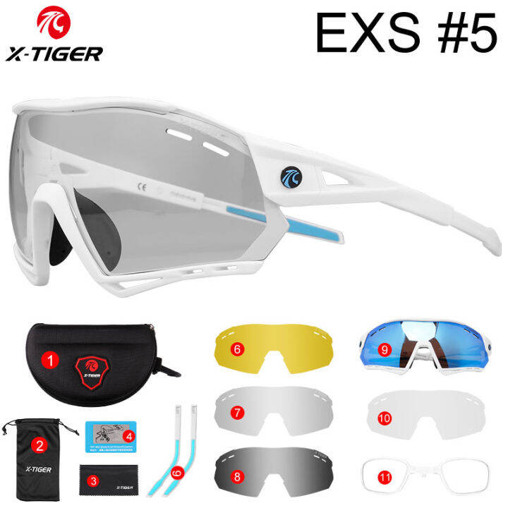 x-tiger-photochromic-bike-glasses-new-exs-5-lens-cycling-eyewear-uv400-sports-sunglasses-men-women-anti-glare-cycling-glasses