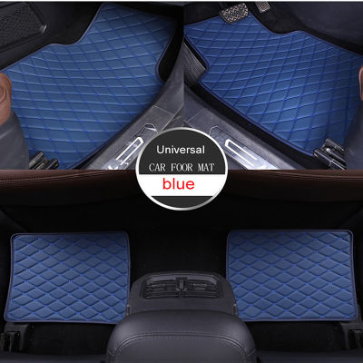 Universal leather car floor mats for Benz CLA SLK GLA GLC GLS A20 Custom parts styling car