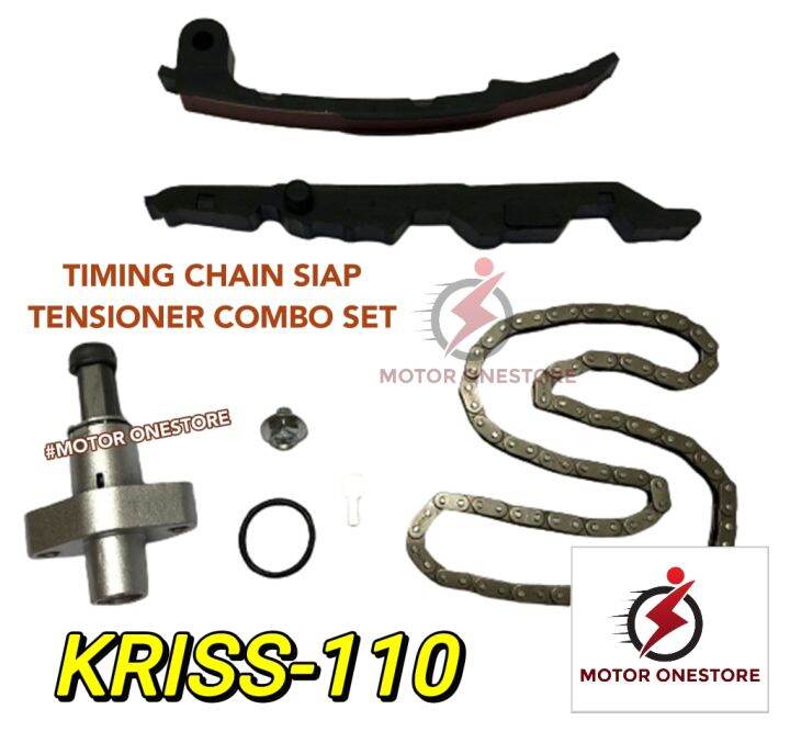 KRISS110 CAM CHAIN TENSIONER + TIMING CHAIN + TENSIONER ARM SET ACLASS KRISS 1 "MOTOR ONESTORE