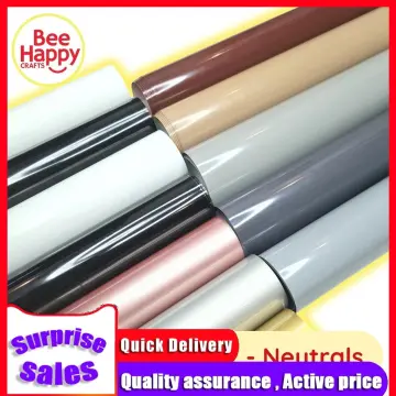 Metallic HTV - 12 Inches X 6Ft Roll Gold Heat Transfer Vinyl Self-Adhesive Heat  Transfer Vinyl