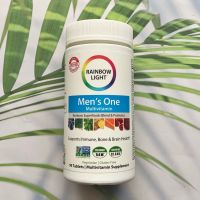 วิตามินรวมสำหรับผู้ชาย Mens One Multivitamin Rainbow Superfoods Blend &amp; Probiotics 90 or 150 Tablets (Rainbow Light®)