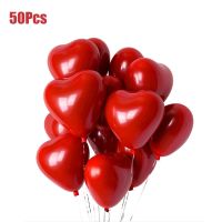 50Pcs 10 Inch Matt Wedding balloon Heart Shaped Pomegranate Red Latex Balloon Party Decoration Heatsinks