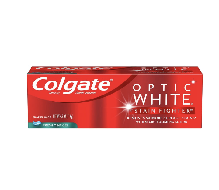 Colgate Optic White Stain Fighter - Fresh Mint Gel 4.2oz | Lazada PH