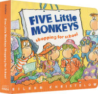 Five little monkeys shopping for school