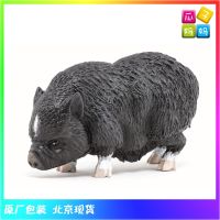 ? Genuine and exquisite model PAPAO2023 new product big belly pig black simulation farm animal model toy 51190