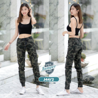 [Jogger pants] กางเกงขาจั้มลายพรางผ้ายืดคอตตอน มีกระเป๋าข้าง (เป้าซิป) J44/2 แนวเท่ๆ ใส่ได้ทั้งชายหญิงเนื้อผ้า ยืดหยุ่นสวมใส่สบายคล่องตัว