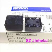 12VDC 24VDC G6C-2114P-US ของแท้5ชิ้น5VDC DC24V รีเลย์แท้ DC12V DC5V