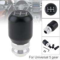 Universal 5 Speed Metal Telescopic Adjustment รถเกียร์ธรรมดาเกียร์ Shift Handball Knob พร้อมอะแดปเตอร์พลาสติก/ประแจพิเศษ/สกรูยึด