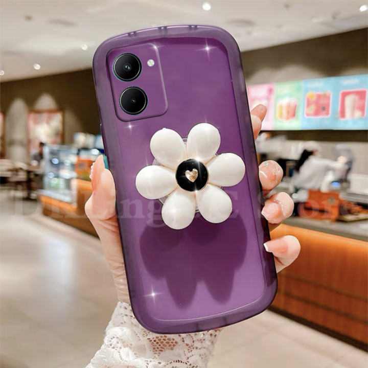 ปกป้องเลนส์กล้องถ่ายรูปเคสโทรศัพท์สำหรับ-vivo-y36-5g-ที่จับดอกไม้แฟชั่นซิลิโคน-vivoy36ปลอกอ่อนฝาครอบกันกระแทก2023