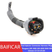 Baificar ยี่ห้อใหม่4 Pcs 2 Pin การใช้หัวฉีด Connector Harness Plug สำหรับ Peugeot 208 3008 308 4008 5008 508 Citroen C3 C4 C5 DS