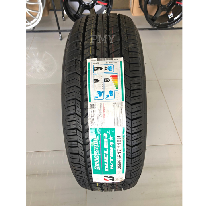 255-65r17-110h-ยางรถยนต์ขอบ-17-ยี่ห้อ-bridgestone-บริสโตน-รุ่น-h-t-684-ล็อตผลิตปี21-ราคาต่อ1เส้น-ยางใหม่แท้100-ราคาพิเศษมีเพียง-12-เส้นเท่านั้น