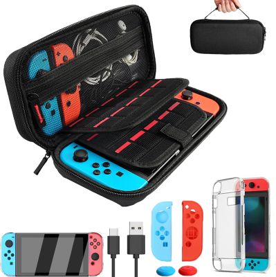 【lz】❡✌☋  Saco de armazenamento Compatível com Nintendo Switch NS Console Bolsa de Transporte Hard Shell Case Acessórios Nintendo Kits