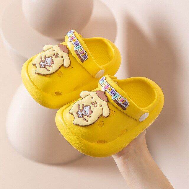 Sanrio POM Purin Crocs Cinnamoroll Kuromi การ์ตูน Hello Kitty ของฉัน ...