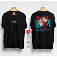 KUSH  Jujutsu Kaisen เสื้อยืด Itadari Yuji Gauze Satoru Nanami  เสื้อยืด Unisex ผู้หญิงสีดำT-shirt