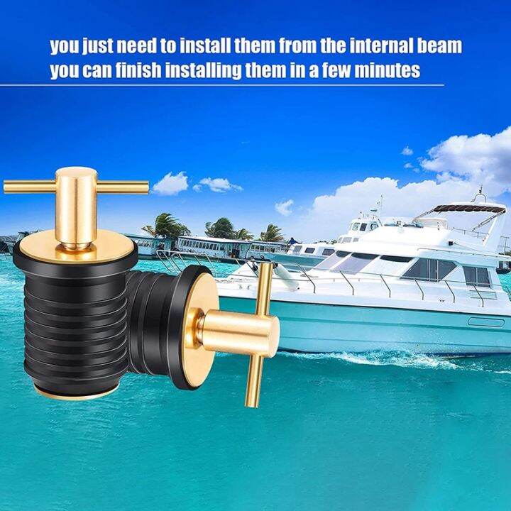 2-pcs-t-handle-drain-plug-twist-turn-marine-boat-drain-plugs-rubber-plugs-with-brass-handle-boat-marine-accessories