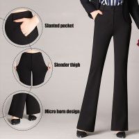 Women Dress Pant Pull On Stretch Trousers for Work Office Slim Fit High Waist Pant NOV99