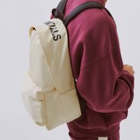 FEAR OF GOD FOG Essentials Double Line Letter LOGO Backpack Couple Same Style Backpack Schoolbag Trend