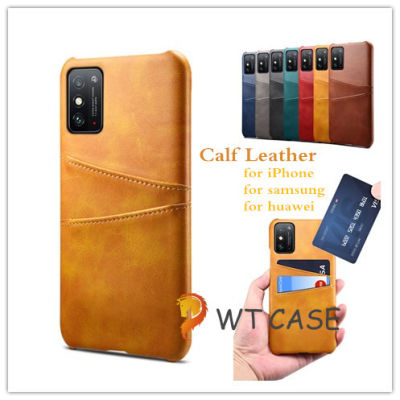 ~ Leather Wallet with Rear Card Slot with Hard Case for Samsung Galaxy A51 A71 4G 5G Case หนัง shell