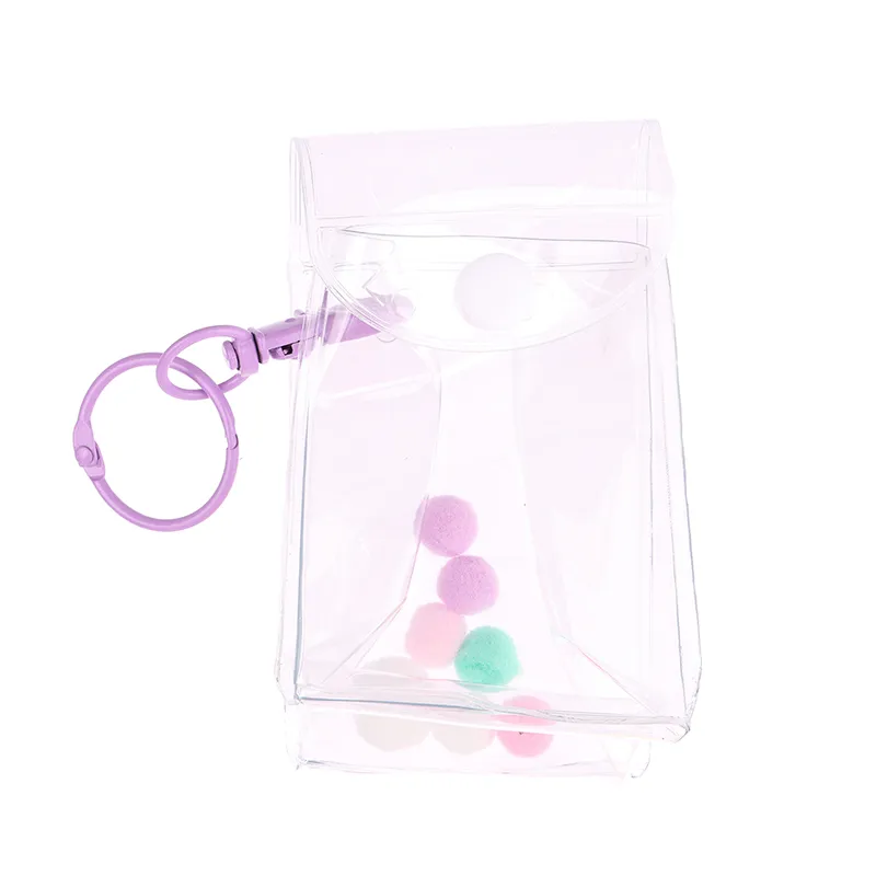 Thicken Transparent PVC Mystery Box Organizer Box Keychain Bag