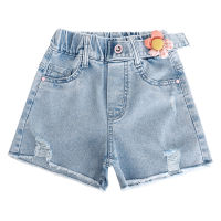 6-15y Girls Summer Short Jean Summer 2022 New Children Ripped Washed Thin Denim Short Summer Casual Hot Pants Shorts for Girls