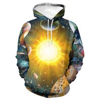 Starry Sky Milky Way 3D Printed Hoodies Men Women High Street Sweatshirt Spring And Autumn Casual Hooded Long Sleeve Streetwear