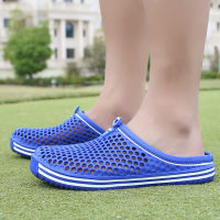 Summer Couple Solid Color Mens Women Slippers Beach Sandals Casual Flats Flip Flops Clogs Slides Outdoor Non-slip Sport Shoes