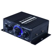 AK170 12V Mini 400W HIFI Digital Stereo Audio Amplifier Car AMP Amplificador FM Radio Microphone Car Home Theater In Stock Hot