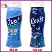 Dầu gội và sữa tắm cho Nam Coast Hair & Body Wash Classic Scent