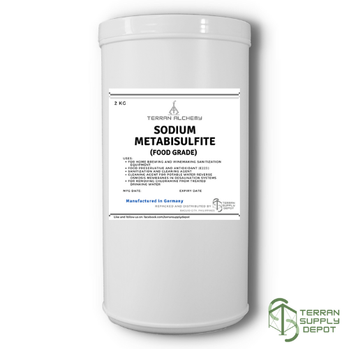 Sodium Metabisulfite Food Grade Preservative Baking 2 Kilos Germany