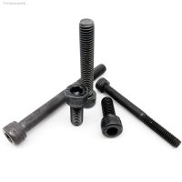 ㍿⊙❀ 5/10/50pcs M1.6 M2 M2.5 M3 M4 M5 M6 M8 Black Grade 12.9 Steel DIN912 Hexagon Hex Socket Cap Allen Head Bolt Screw Length 2-80mm