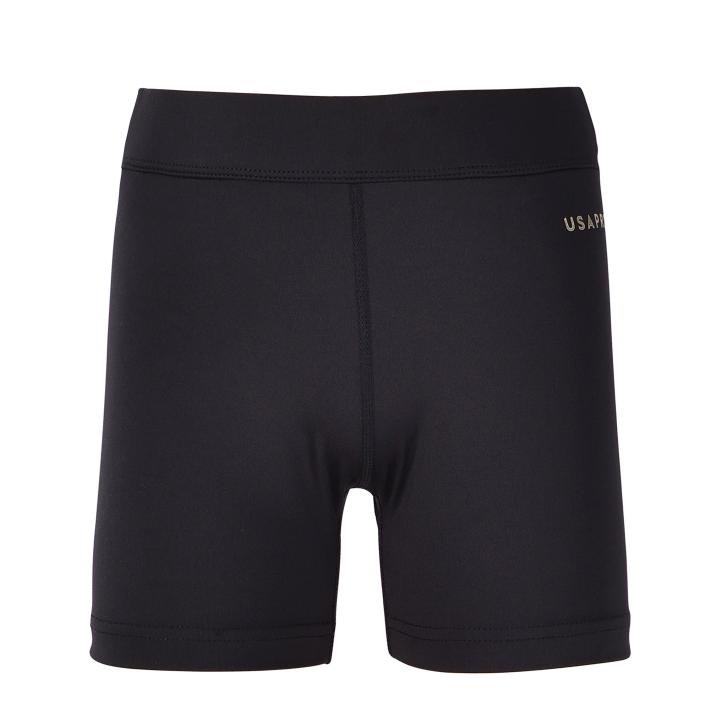 USA Pro Junior Girls 3 Inch Training Shorts Junior Girls (Black ...