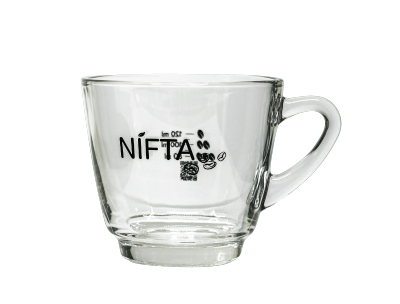 แก้วกาแฟ แบรนด์ Nifta (มีมาตรวัดระดับความเข้มของกาแฟ ml.)