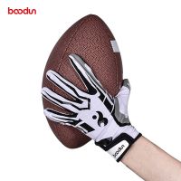 Men Women Rugby Gloves Full Finger Breathable Anti-slip Silicone Baseball American Football Gloves Outdoor Hiking Gloves