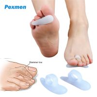 ☫✥♝ Pexmen 2Pcs Soft Gel Hammer Toe Correcto Toe Cushions Hammertoe Support Pads for Curled Crooked Claw Mallet Curling Toes Relief