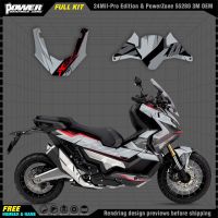 ❈ PowerZone Custom Team Graphics Decals 3M Stickers Kit For HONDA X-ADV 750 Sticker 010