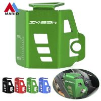 ✑ New Rear Brake Fluid Reservoir Guard Cover Oil Cap Protector For KAWASAKI ZX-25R Z800 Z750 Z650 Z 800 650 750 ZX25R Logo Green