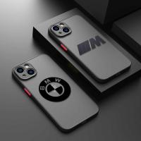 TPU Matte Phone Case For Apple iPhone 11 12 13 14 Pro Max XR 7 Plus X 8 Mini XS 12mini 13mini BMW-M-Power Phone Cases