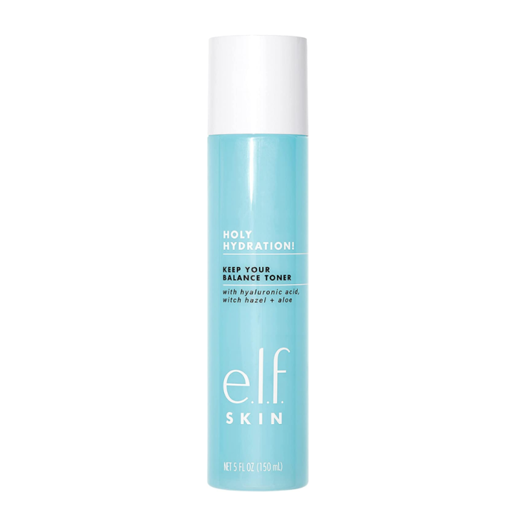 e.l.f. Holy Hydration! Keep Your Balance Toner, With Hyaluronic Acid ...