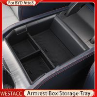 hyf♂ Car Console Armrest Storage Tray Holder for Atto3 Atto 3 2022 2023 Yuan Organizer Accessories