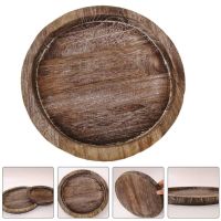 Rustic Wooden Tray Candle Holder for Farmhouse Dinning Table Kitchen Countertop Coffee Table Organizer Home Decor Wedding