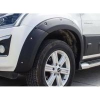 คิ้วล้อ ซุ้มล้อ โป่งล้อ 6นิ้ว Isuzu D-max 2012-2019 อีซูซุ ดีแม็ก มีน็อต (สูง/เตี้ย) ดำด้าน Zofast Autopart