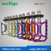 Wellgo QRD-M111 M111 QUICK RELEASE จักรยานเหยียบถนนจักรยาน Ultralight เหยียบ MTB ขี่จักรยานแบริ่งเหยียบ 1st/2th Generation-TTBY STORE