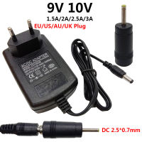 9โวลต์10โวลต์2.5*0.7มิลลิเมตรสากล AC DC Power Adapter ซัพพลายอะแดปเตอร์5.5*2.5มิลลิเมตร1.5A 2A 2.5A อะแดปเตอร์สหภาพยุโรปสหราชอาณาจักรออสเตรเลียเสียบ conveter