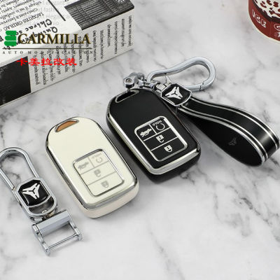 TPU รถ Remote Key Case สำหรับ Honda CRV CR-V Fit Civic Accord HR-V HRV City Odyssey XR-V Protector ผู้ถือ Keyless